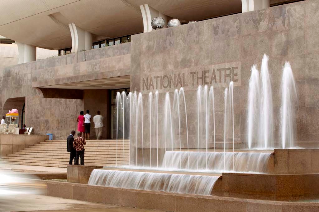 Exterior of the National Theatre of Ghana